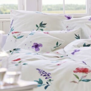 Posteljnina Blumenwiese saten, več dimenzij