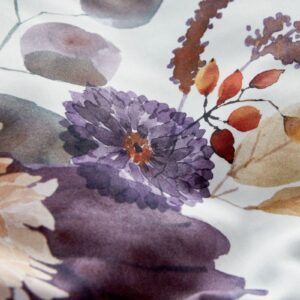 Posteljnina Herbstblumen saten, več dimenzij