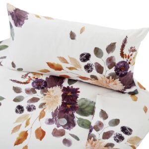 Posteljnina Herbstblumen saten, več dimenzij
