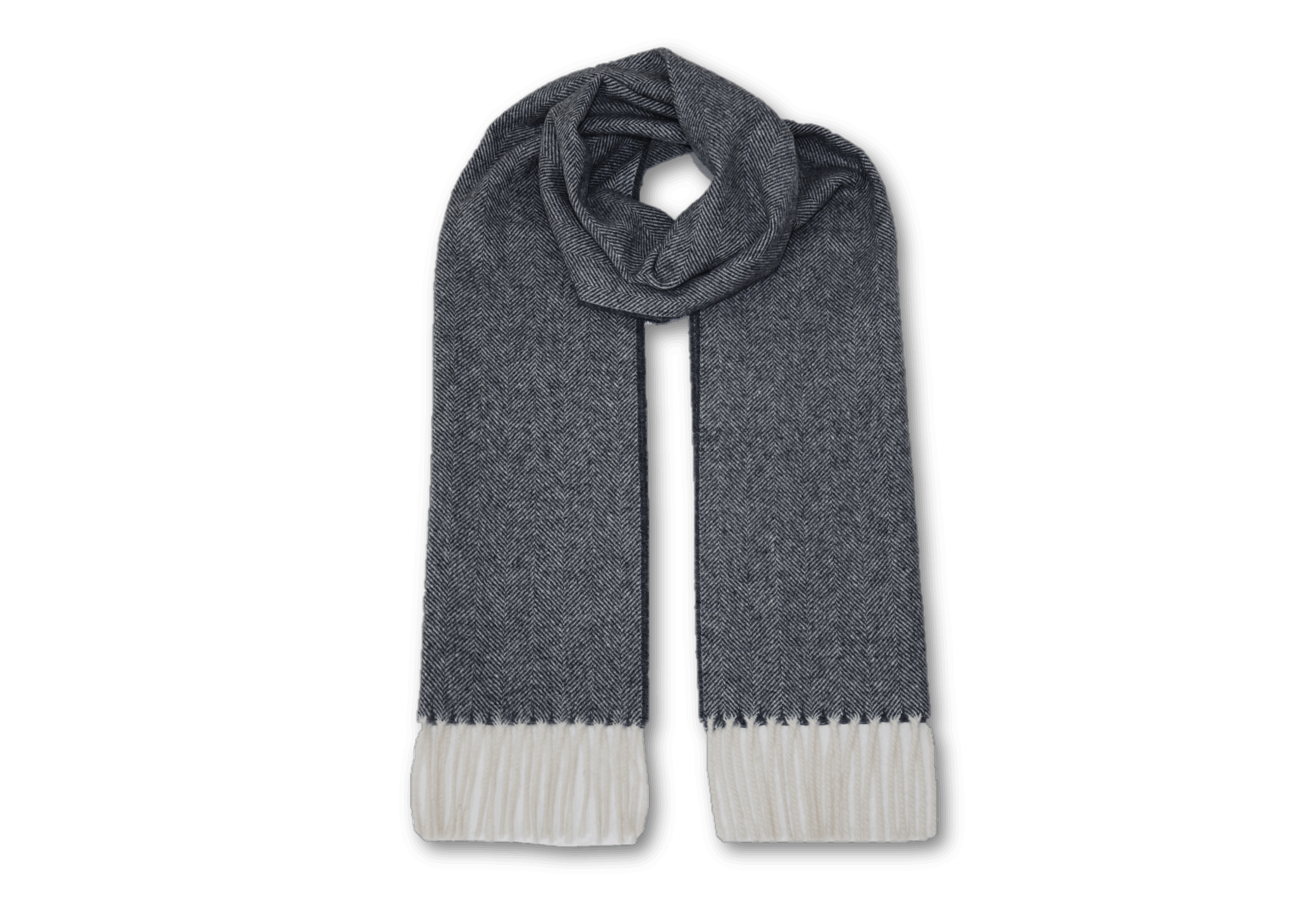 Šal iz 100% volne temno siv Šal iz 100% volne temno siv