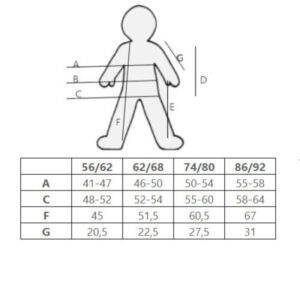 EKO Merino Otroški Body na preklop DR NATUR vel. 56 do 68 EKO Merino Otroški Body na preklop DR NATUR vel. 56 do 68