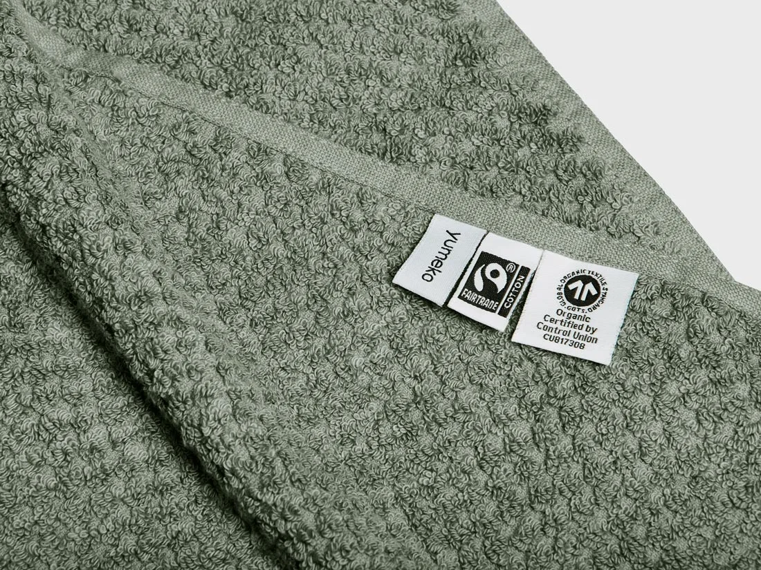 Brisača eko bombaž dots STONE GREEN Brisača eko bombaž dots STONE GREEN