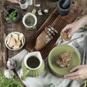 Krožnik herbal green Krožnik herbal green