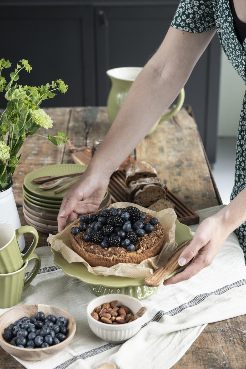 Krožnik herbal green Krožnik herbal green