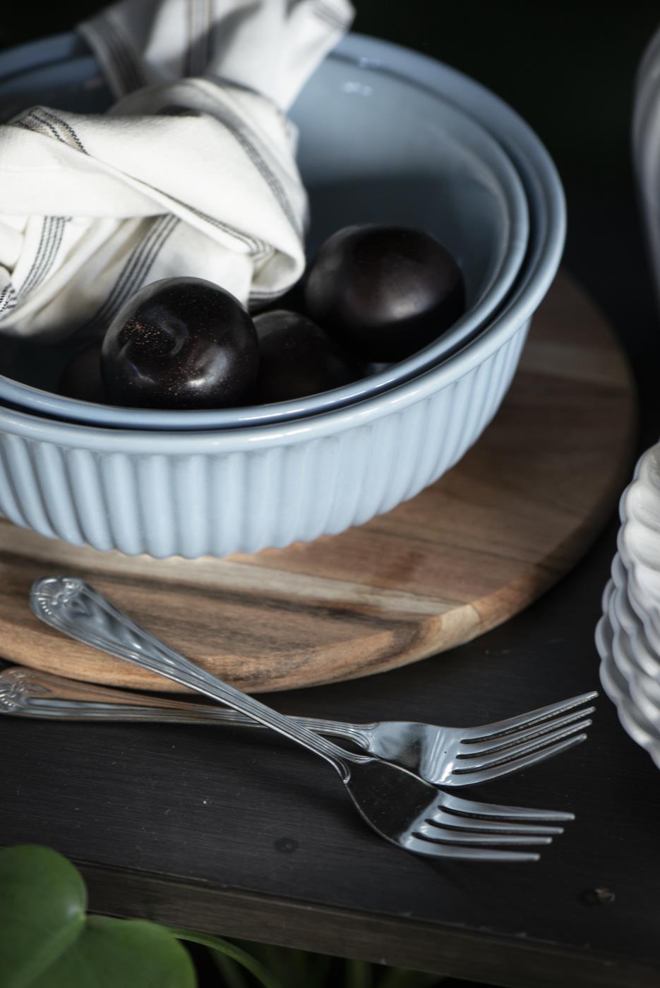 Skleda velika svetlo modra