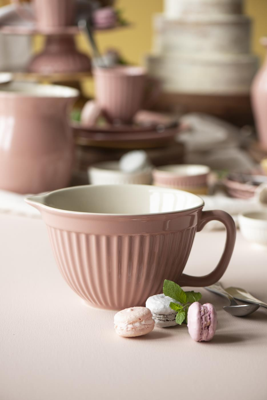 Skleda Mynte coral almond