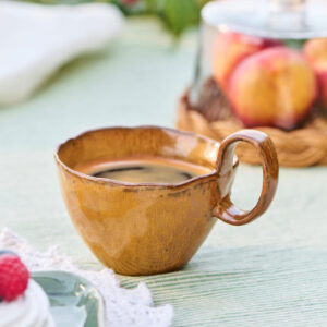 Skodelica elegantna mustard