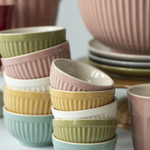 Set 3 skodelic coral almond Set 3 skodelic coral almond