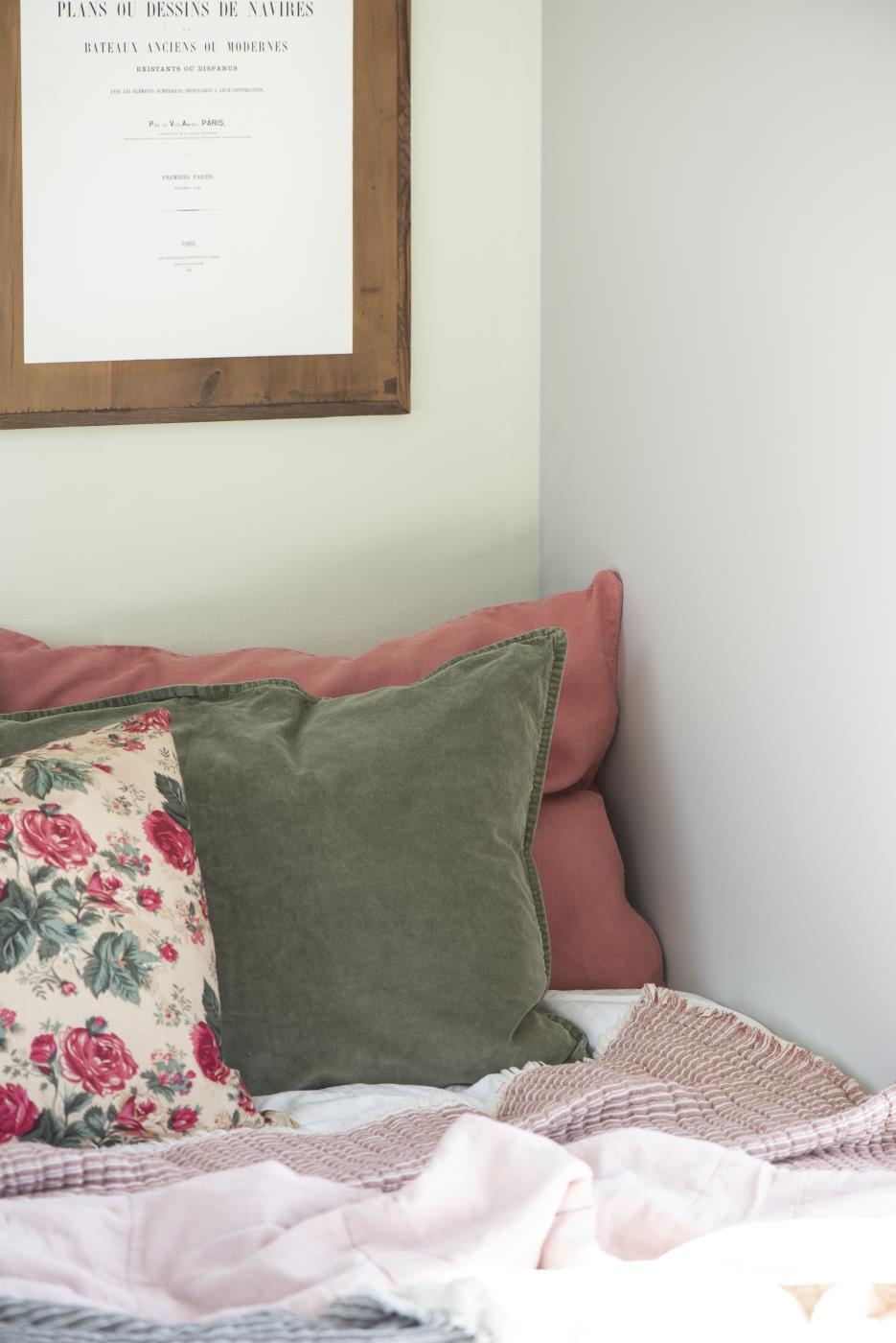 Prevleka iz 100% lanu 40x60 faded rose Prevleka iz 100% lanu 40x60 faded rose