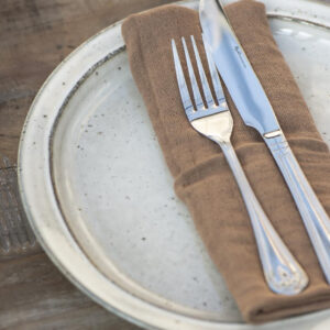 Krožnik nizek večji dinner natur