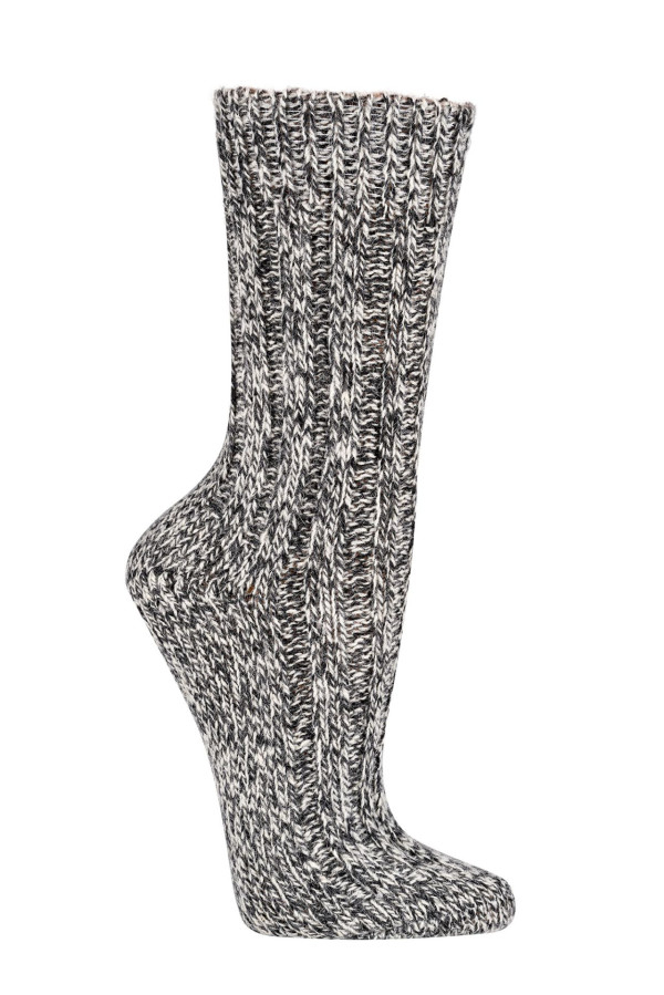 Eko nogavice z alpaka volno debelejše- svetlo sive