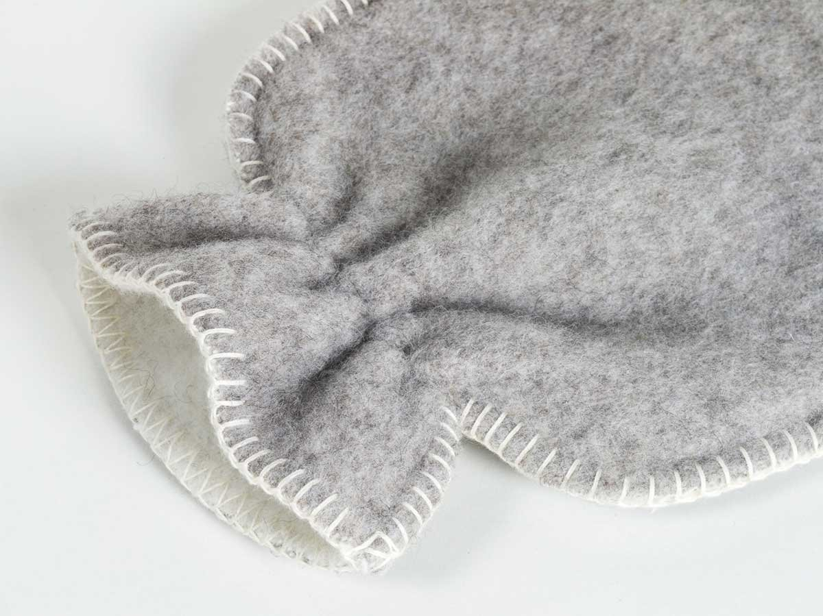 Prevleka za termofor iz 100% merino volne grey Prevleka za termofor iz 100% merino volne grey