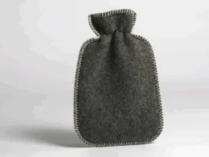 Prevleka za termofor iz 100% merino volne dark grey