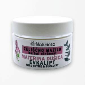 Zeliščno mazilo materina dušica, evkalipt
