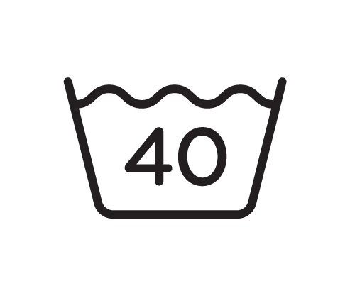 Waschen bis 40&deg;C